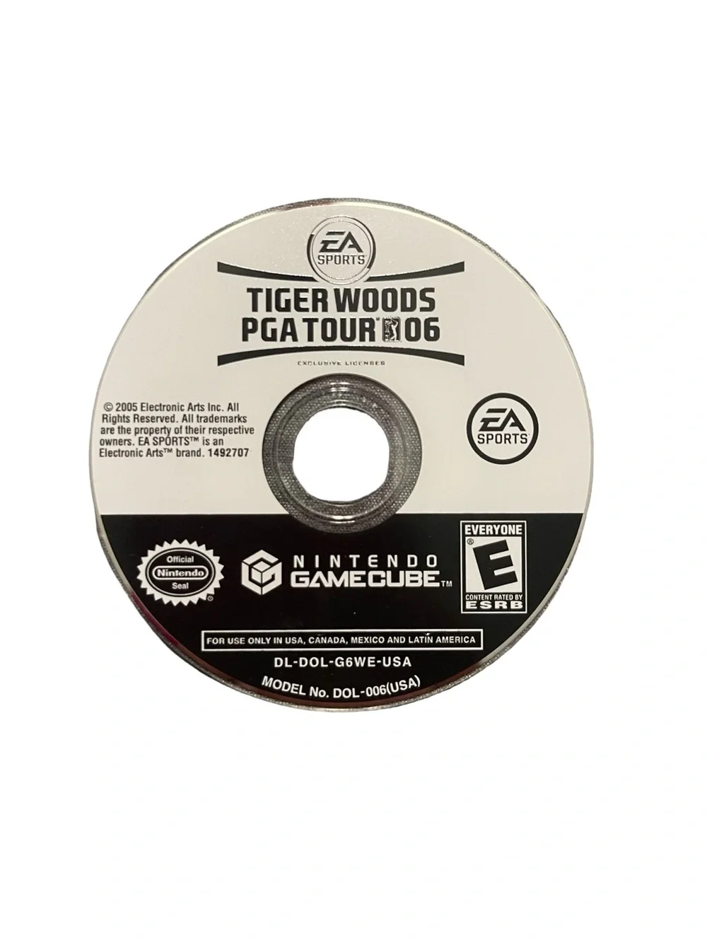 Tiger Woods PGA Tour 06 Nintendo GameCube Untested